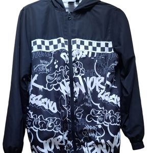 IDEOLOGY Boys Graffiti-Print Jacket